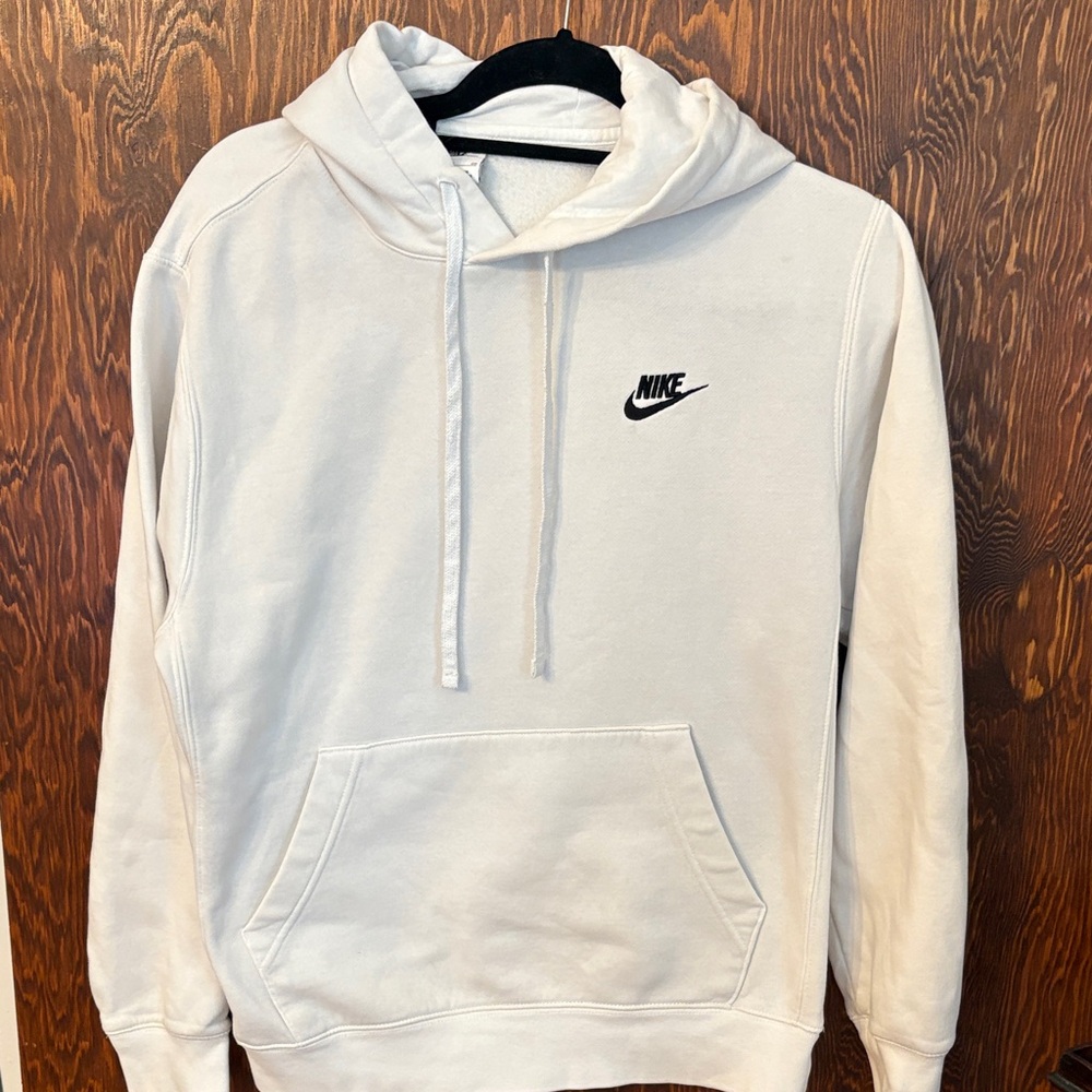 Nike Men's white Hoodie